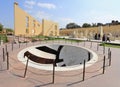 Astronomical instruments at Jantar Mantar observatory, Jaipur