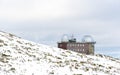 Astronomical and meteorological observatory near Skalnate pleso or tarn or lake in the High Tatras, Slovakia