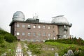 Astronomical and meteorological observatory near Skalnate pleso or tarn or lake in the High Tatras, Slovakia.