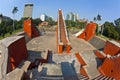 Astronomical observatory Jantar Mantar in Delhi