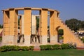 Astronomical Observatory Jantar Mantar in Jaipur, Rajasthan, Ind Royalty Free Stock Photo