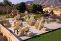 Astronomical Observatory Jantar Mantar in Jaipur, Rajasthan, Ind