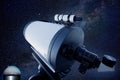 Astronomical observatory telescope stars night