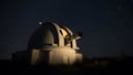 Astronomical Observatory Telescope Under Night Sky Royalty Free Stock Photo