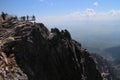 Astronomical observatory and upper station od cable car to Lomnicky peak 2634 m,, High Tatras Royalty Free Stock Photo