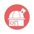 Astronomical observatory Vector icon which can easily modify or edit