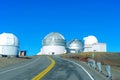 Astronomical Research Facilities atop Mauna Kea Royalty Free Stock Photo