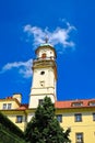 Astronomical tower in Klementinum Royalty Free Stock Photo