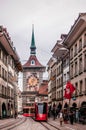 Astronomical Zytglogge clock tower in old town of Bern, Switzerland Royalty Free Stock Photo