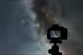 Astrophotography. Long exposure photography. Night photography Royalty Free Stock Photo