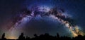 Astrophotography of Milky Way galaxy Royalty Free Stock Photo