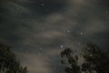 Astrophotography showing the night sky with constellations Royalty Free Stock Photo