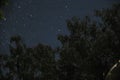 Astrophotography showing the night sky with constellations Royalty Free Stock Photo