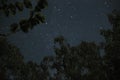 Astrophotography showing the night sky with constellations Royalty Free Stock Photo