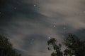 Astrophotography showing the night sky with constellations Royalty Free Stock Photo