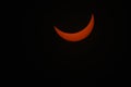 Astrophotography of the stages of the 2024 annular solar eclipse seen from central Mexico