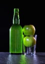 Asturian cider. Royalty Free Stock Photo