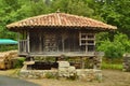 Asturian Horreos On The Camin Encantau Route In The Council Of Llanes. Nature, Travel, Landscapes, Forests, Fantasy.