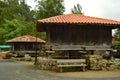 Asturian Horreos On The Camin Encantau Route In The Council Of Llanes. Nature, Travel, Landscapes, Forests, Fantasy.