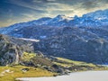 Asturias. Lakes Of Covadonga in Picos De Europa National Park. Spain Royalty Free Stock Photo