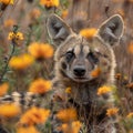 Astute Aardwolf, AI generated Royalty Free Stock Photo