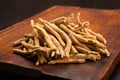 Aswagandha root, herbal medicine. Royalty Free Stock Photo