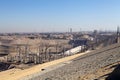 The Aswan Dam in Aswan, Egypt Royalty Free Stock Photo