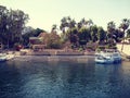 Aswan and nile river Royalty Free Stock Photo