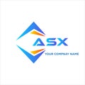 ASX abstract technology logo design on white background. ASX creative initials Royalty Free Stock Photo