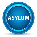 Asylum Eyeball Blue Round Button Royalty Free Stock Photo