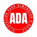 Asylum seeker allowance symbol icon in French language