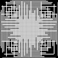 Asymmetric grid mesh pattern. irregular monochrome abstract text