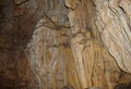 Asymmetric and Irregular Natural Shapes in Limestone Caves in Baratang Island, Andaman, India...