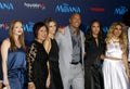 Ata Johnson, Lauren Hashian, Simone Alexandra Johnson, Dwayne Johnson and Dinah-Jane Hansen