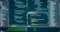 Ãâatabase structure, code structure, concole, logs, frontend, markup, Javascript source code for software development. Programmer