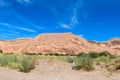 Atacama arid mountain landscape Royalty Free Stock Photo