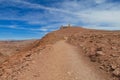 Atacama desert arid landscape Royalty Free Stock Photo