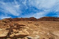 Atacama desert arid landscape Royalty Free Stock Photo