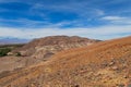 Atacama desert arid mountain landscape Royalty Free Stock Photo