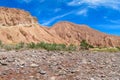 Atacama desert arid mountain landscape Royalty Free Stock Photo
