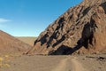 The Valle del Arcoiris rainbow valley in Atacama Desert, Chile Royalty Free Stock Photo