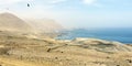 Atacama desert coastline, route 5, Panamericana , Iquique, Chile Royalty Free Stock Photo