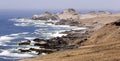 Atacama desert coastline, route 5, Panamericana , Iquique, Chile Royalty Free Stock Photo