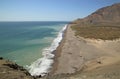 Atacama Desert and Pacific Ocean coastline, Chile Royalty Free Stock Photo