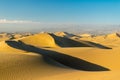 Atacama desert sand dunes in sunset light, Huacachina oase, Ica, Peru, South America