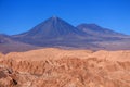 Atacama desert during sunset