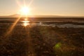 Atacama Salt Lake Royalty Free Stock Photo