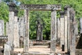 Atadage Quadrangle temple of Polonnaruwa ruin Unesco world heritage Royalty Free Stock Photo