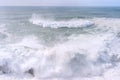 Atalntic ocean waves. Nazare, Portugal