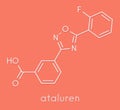 Ataluren genetic disorder drug. Investigated in treatment of cystic fibrosis and Duchenne muscular dystrophy. Thought to work by.